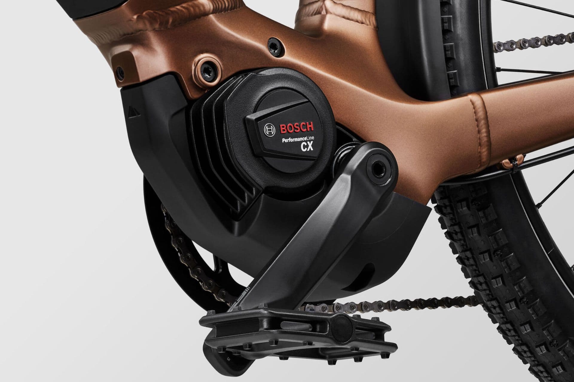 Le vélo Pathlite ON 4 SUV est équipé d'un moteur Bosch Performance Line CX de 85 Nm