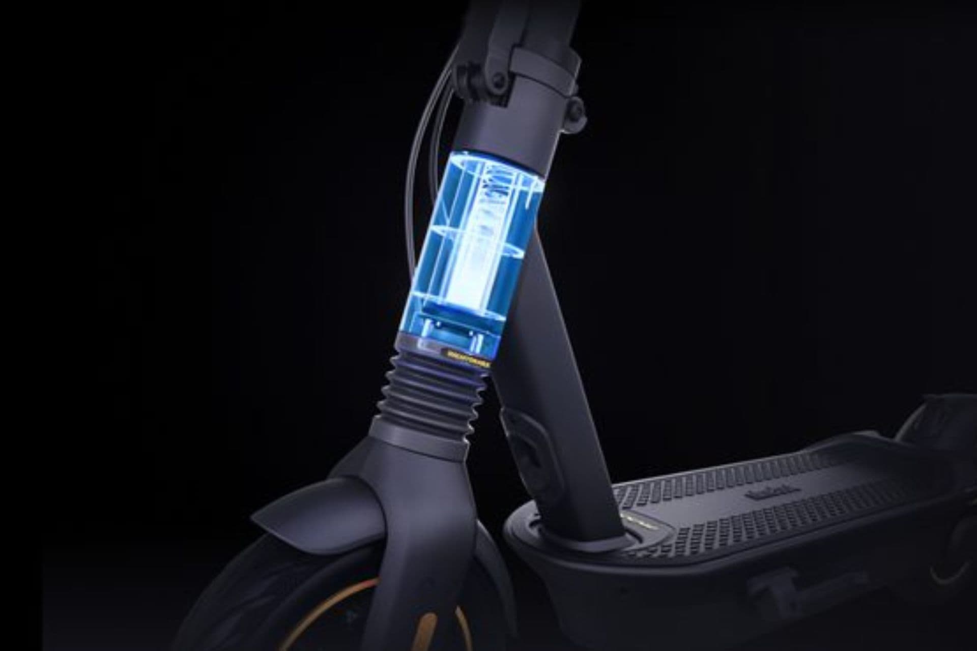La Segway MAX G2 dispose d'un système de double suspension