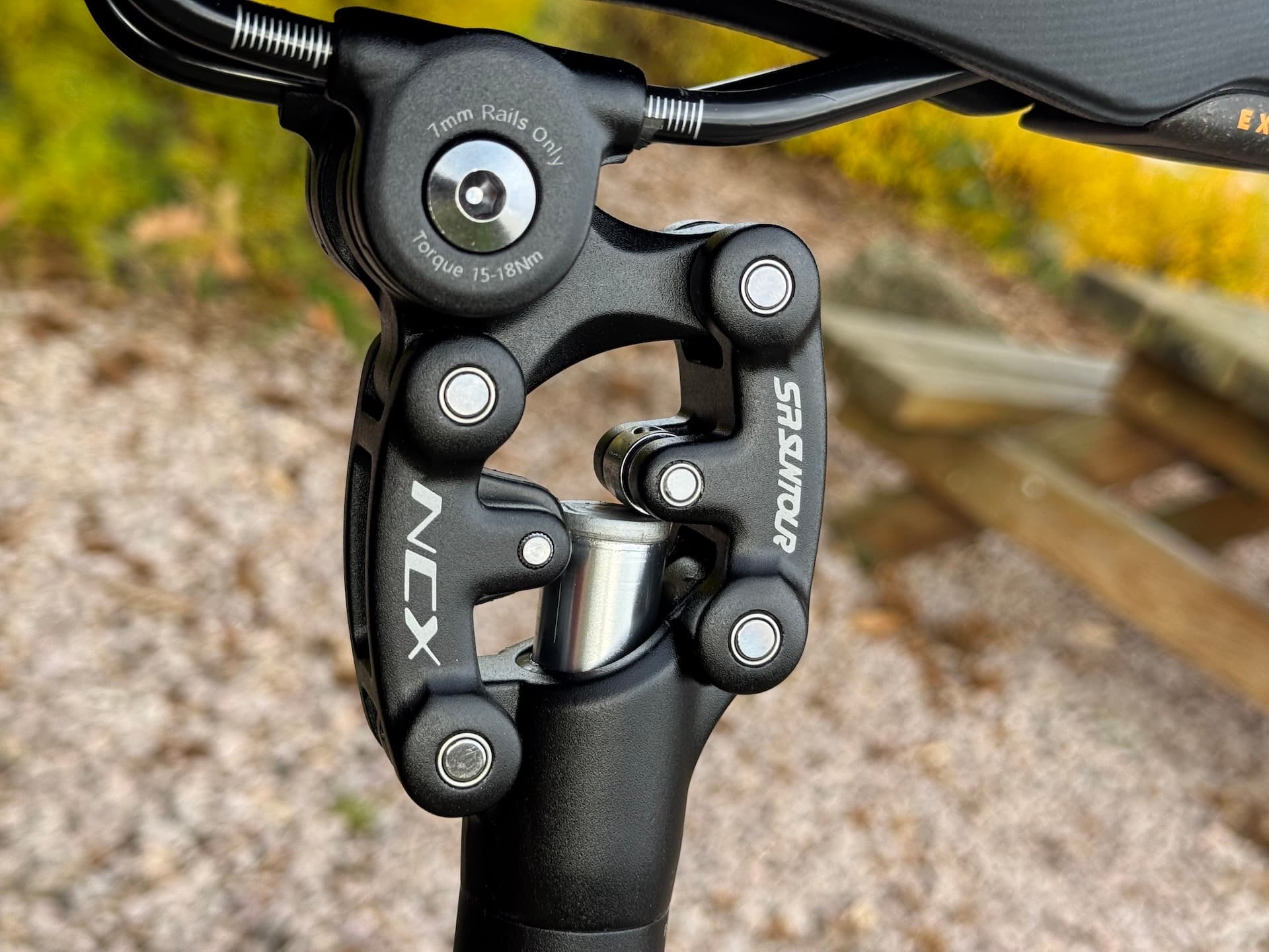 Reggisella Con Sospensione SR Suntour SP12 NCX 27.2 Mm Argento - Foto 5