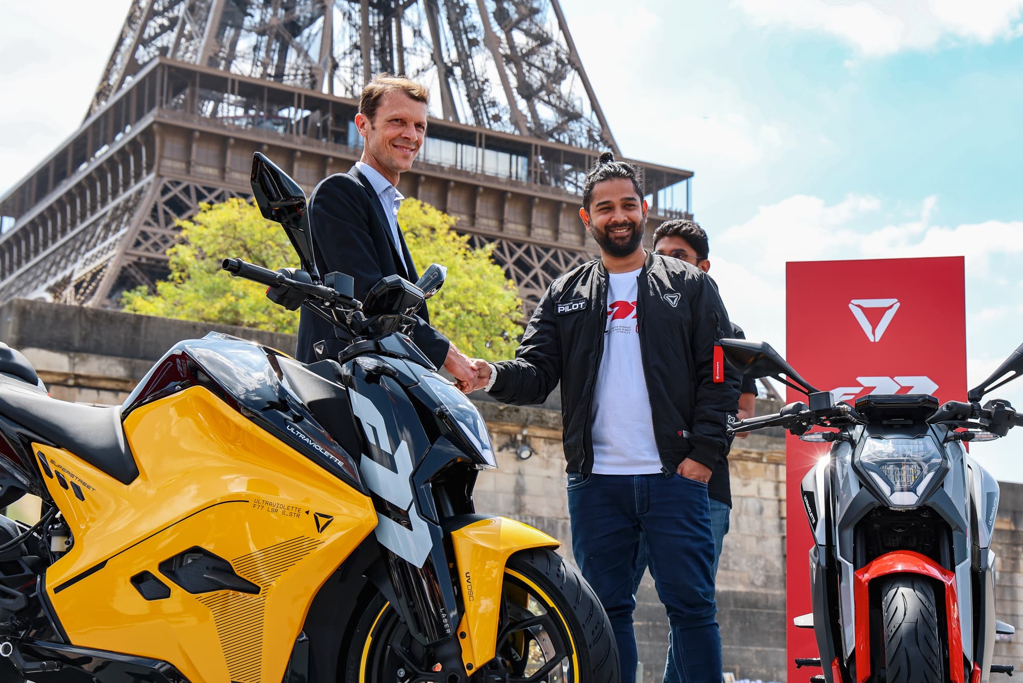 Lancement de l'Ultraviolette F77 SuperStreet à Paris