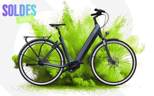 Vélo électrique O2feel iSwan City Boost 7.1 – soldes d’hiver 2026