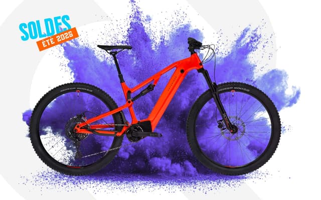 Rockrider E-EXPL 520 S, VTT électrique tout suspendu 29 pouces avec moteur Brose, affiché à 2 399,99 € chez Decathlon