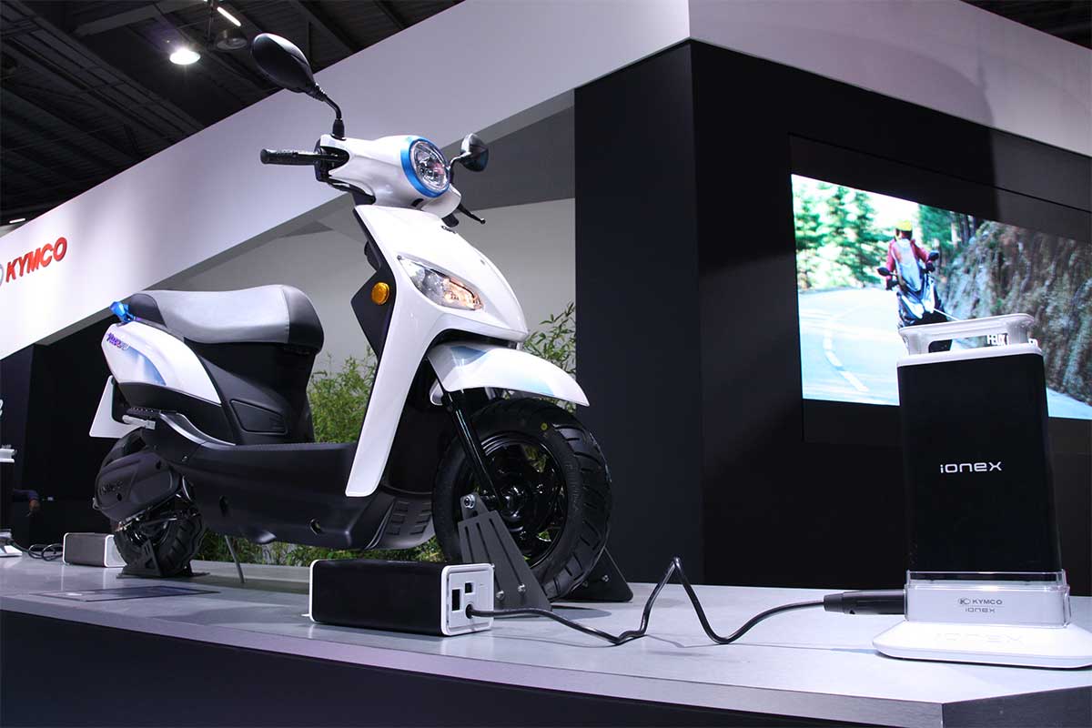 Kymco révèle deux scooters électriques au mondial de la moto de Paris