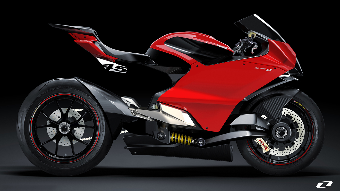 Une moto électrique Ducati en préparation