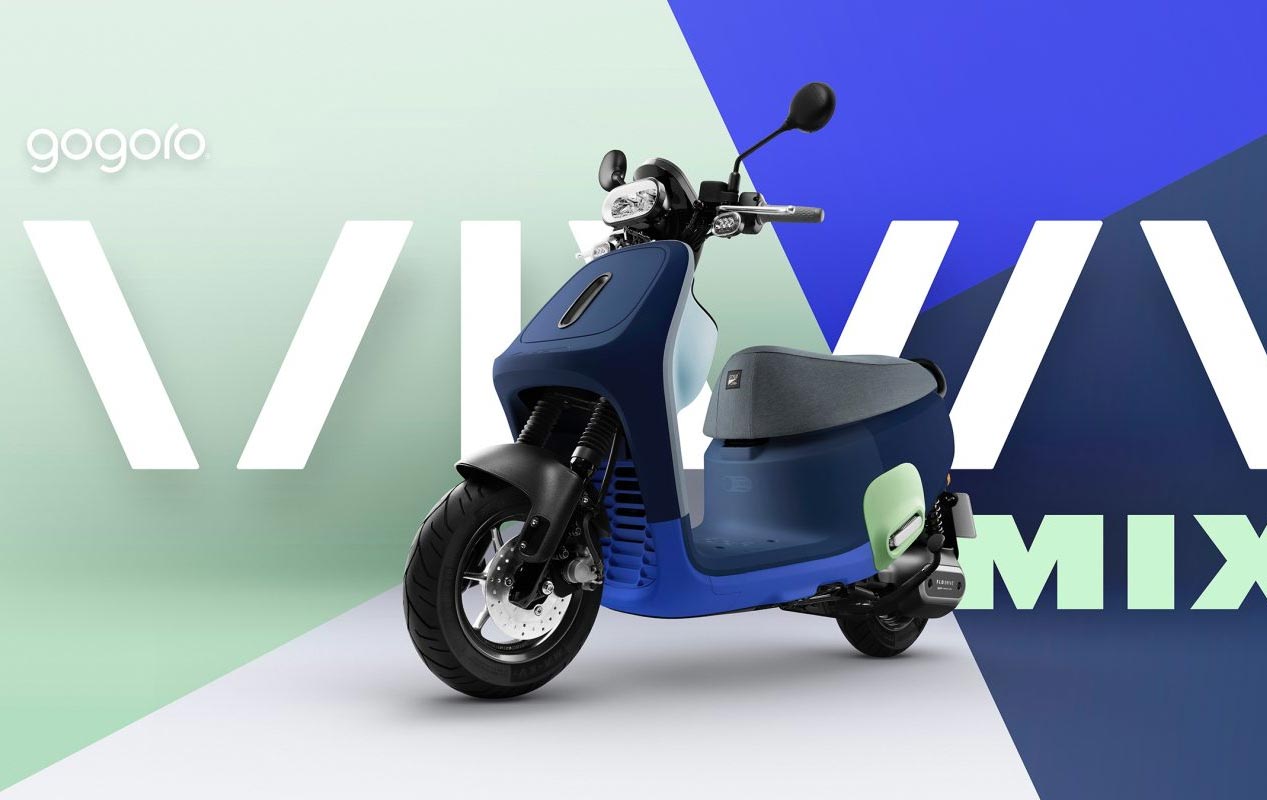 Gogoro Viva Mix : un nouveau scooter électrique à batterie amovible