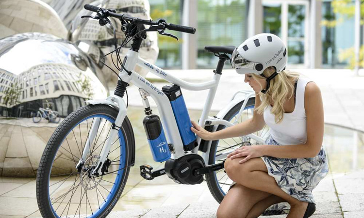 Linde présente un prototype de vélo à hydrogène