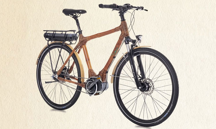 My Boo My Volta : un vélo électrique en bambou avec moteur pédalier