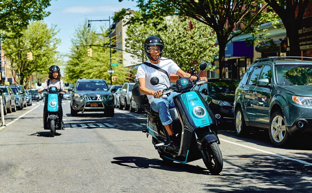 1000 scooters électriques Niu en libre-service dans les rues de New-York