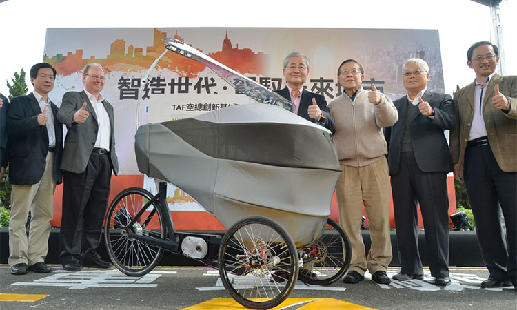 Un tricycle électrique autonome expérimenté à Taipei