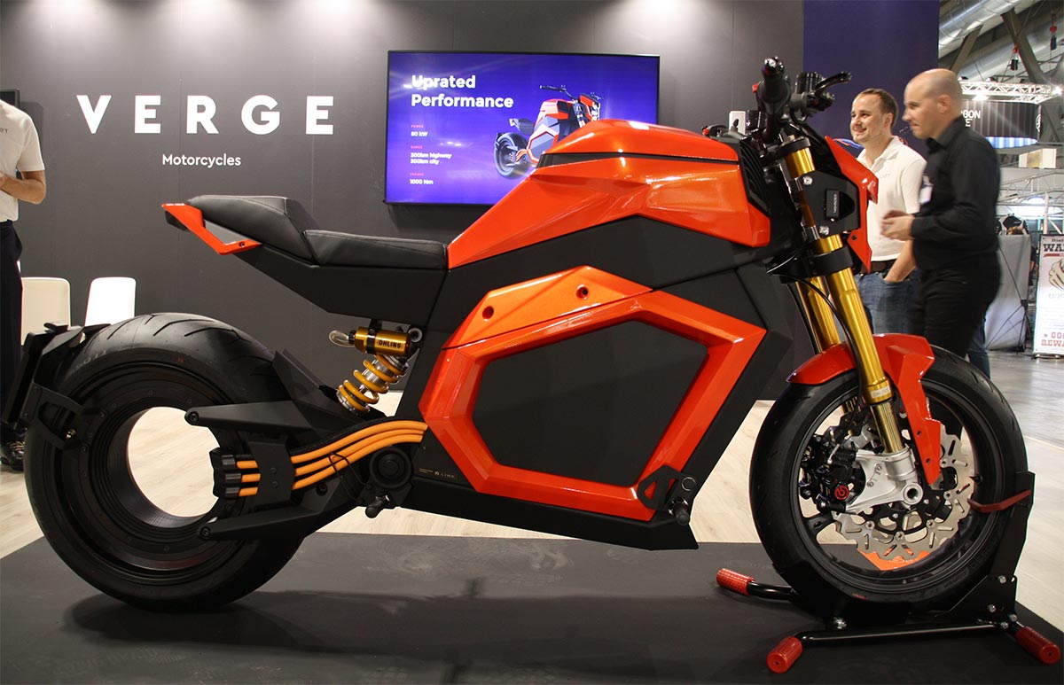 Verge TS : la moto électrique sans moyeu de RMK devient réalité