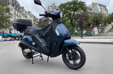 Essai scooter électrique Zeway : le swap français