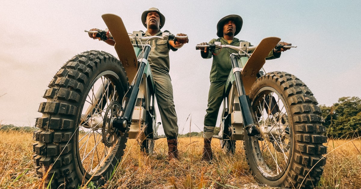 En Afrique, ces motos électriques luttent contre le braconnage