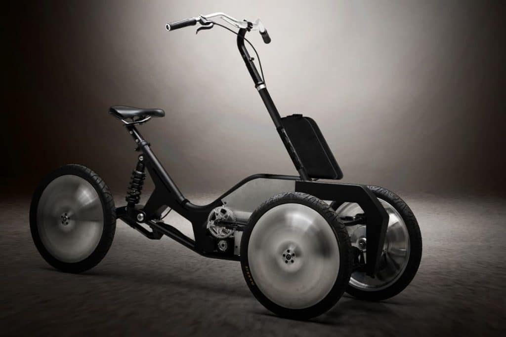 Arcimoto MLM : un étonnant tricycle électrique sans chaîne ni courroie