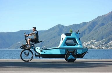Cet improbable tricycle camping-car est aussi amphibie