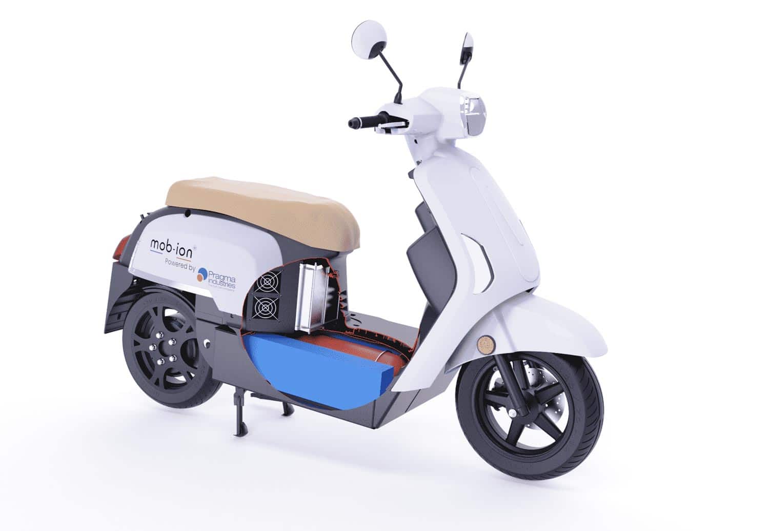Mob-ion avance sur son scooter à hydrogène made in France