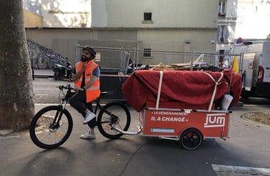 JUM : le nouveau service de déménagement… à vélo !