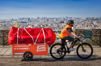 JUM : le nouveau service de déménagement… à vélo !